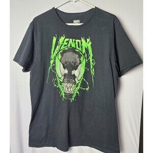 Marvel Venom Comics Face Graphic T-Shirt Size Large Men's Fan‎